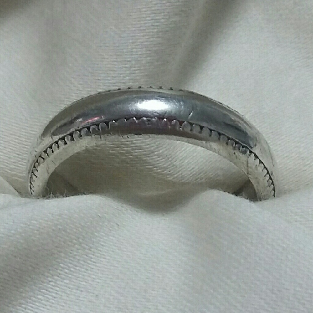 Sterling Silver Band, Size 7.5